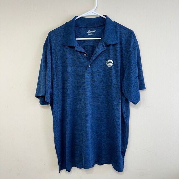 AT&T Other - AT&T Blue Short Sleeve Polo Large Men Paragon Brand